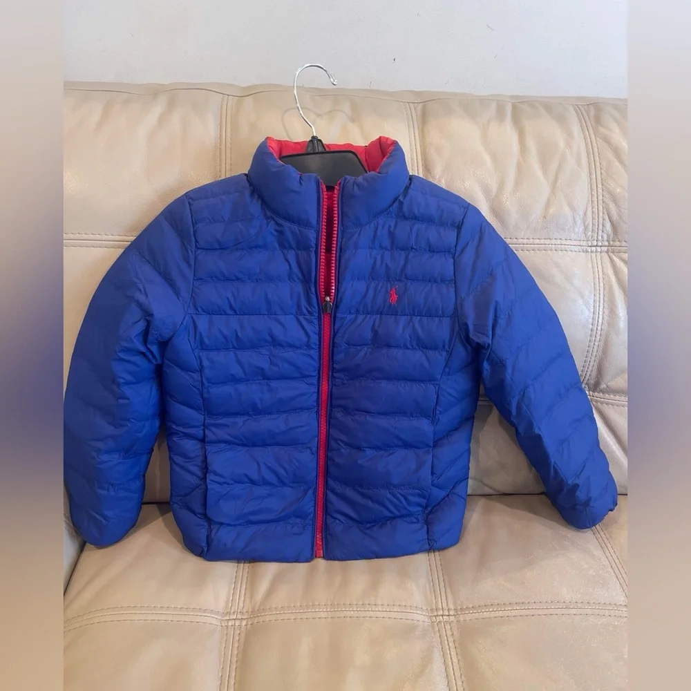 BrandNew polo by Ralph Lauren Reversible terra puffer jacket size 6 - Picture 2 of 13